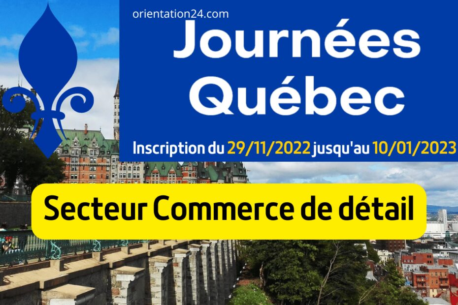 Offres d'emploi secteur Commerce de détail - Journée Québec Maroc 2023