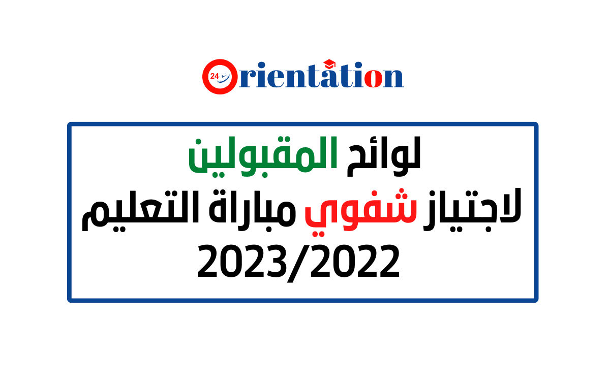 نتائج الكتابي مباراة التعليم 2022 جميع الجهات