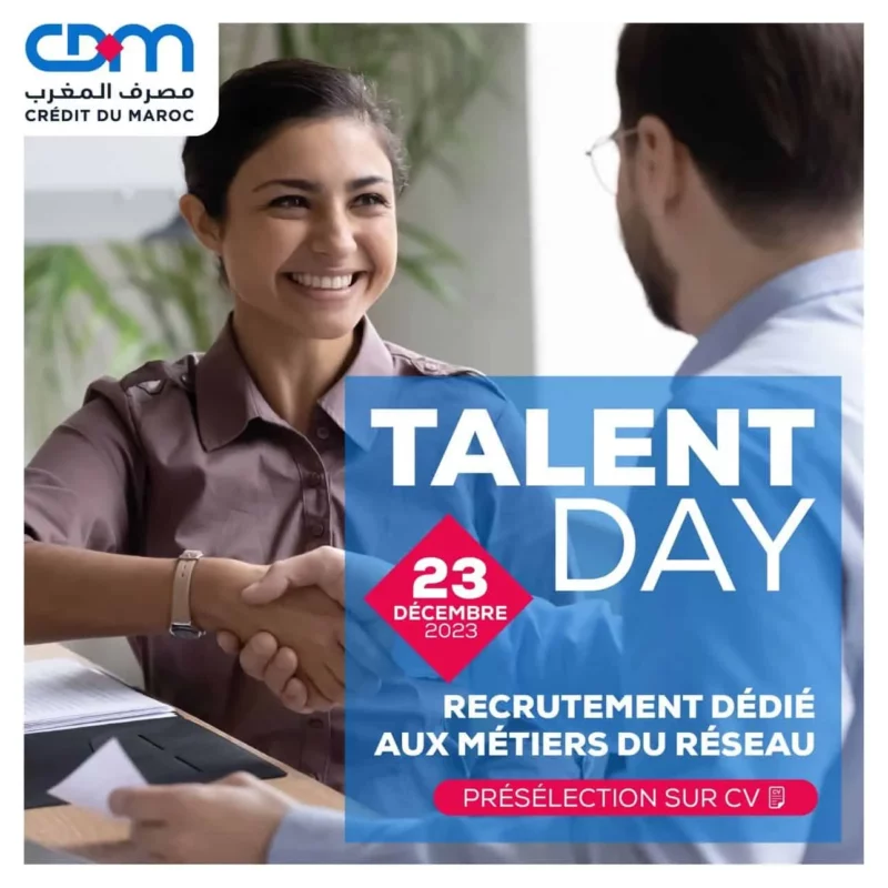 Talent Day par Credit du Maroc l