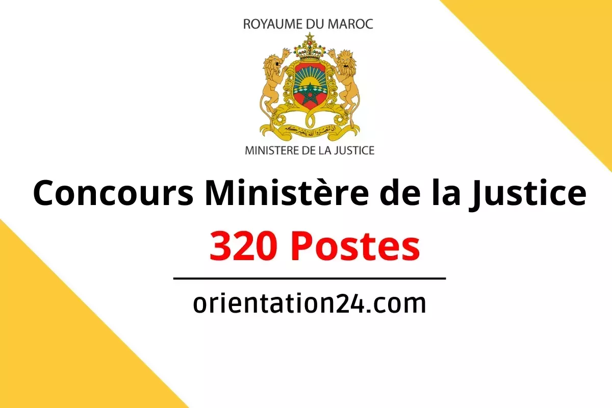 Concours Ministère de la Justice 320 Postes