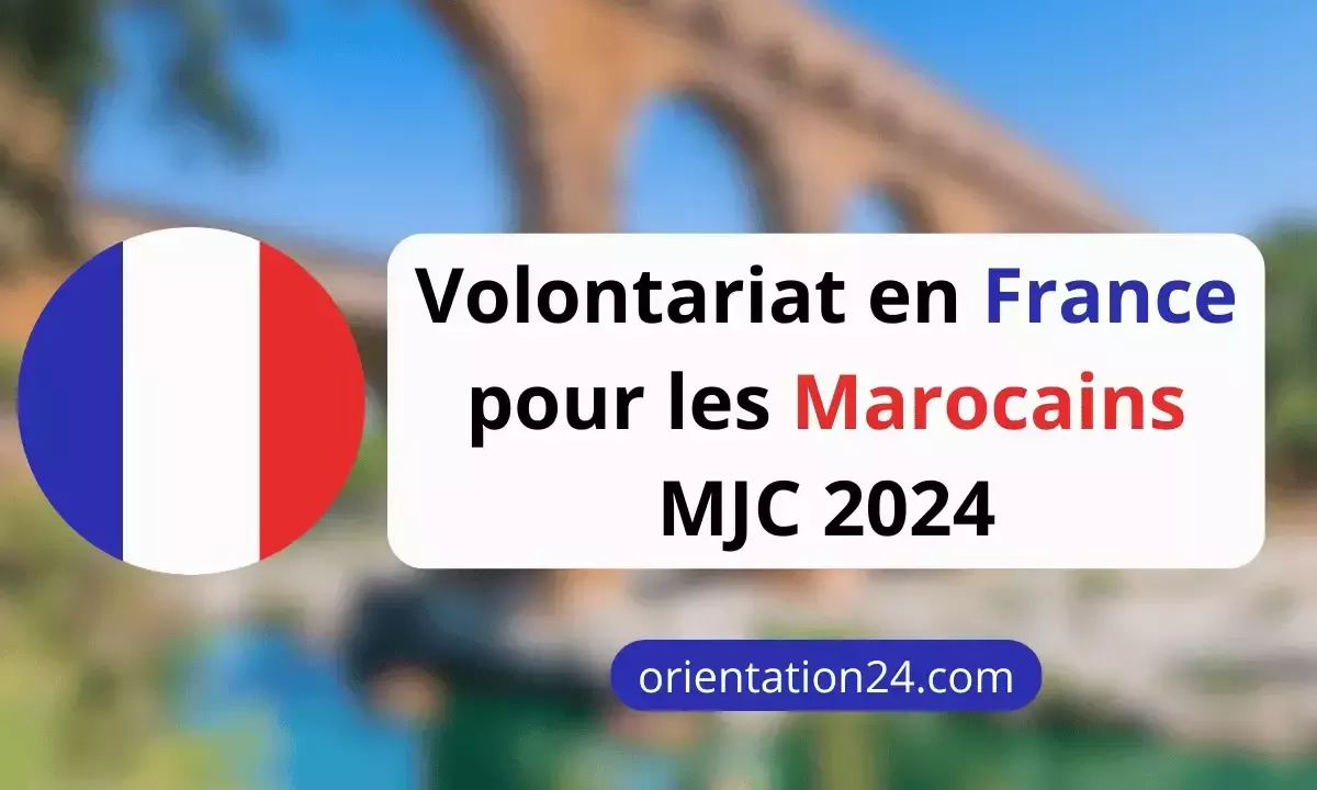 Volontariat en France pour les Marocains MJC 2024