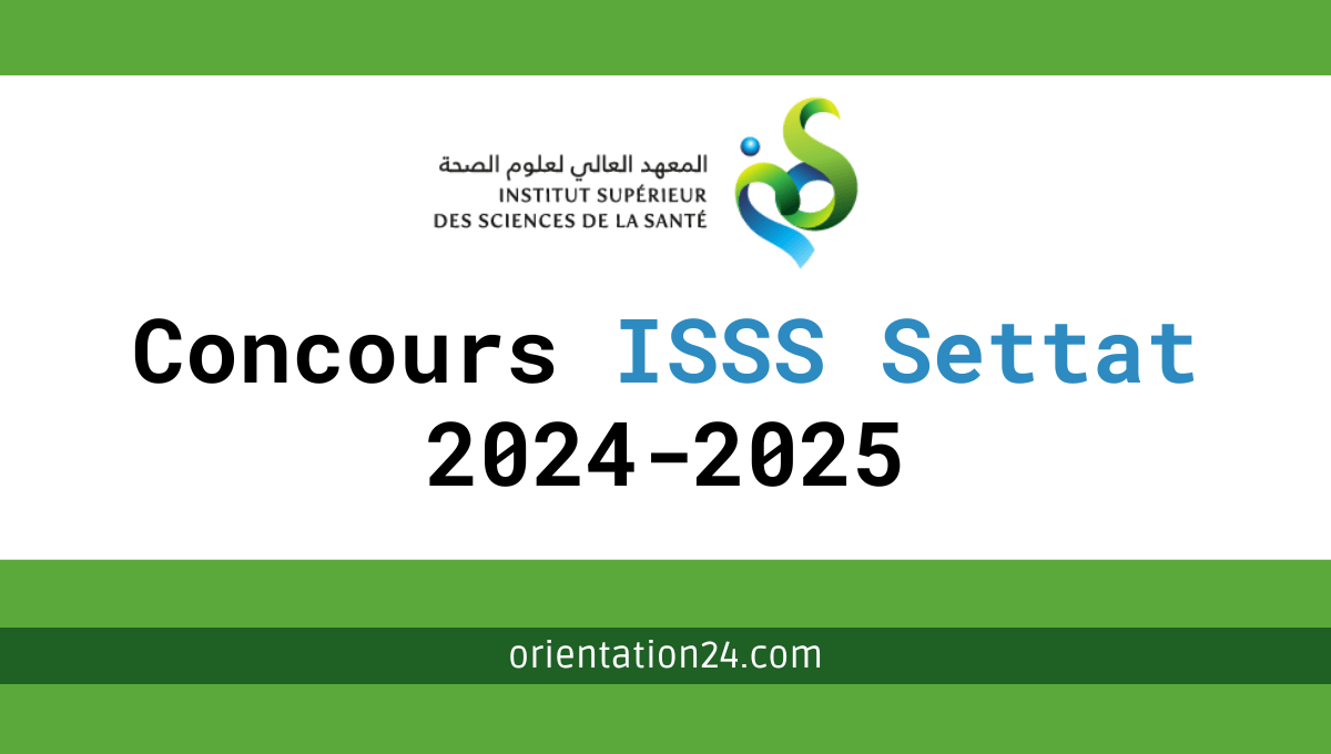 Concours ISSS Settat 2024-2025