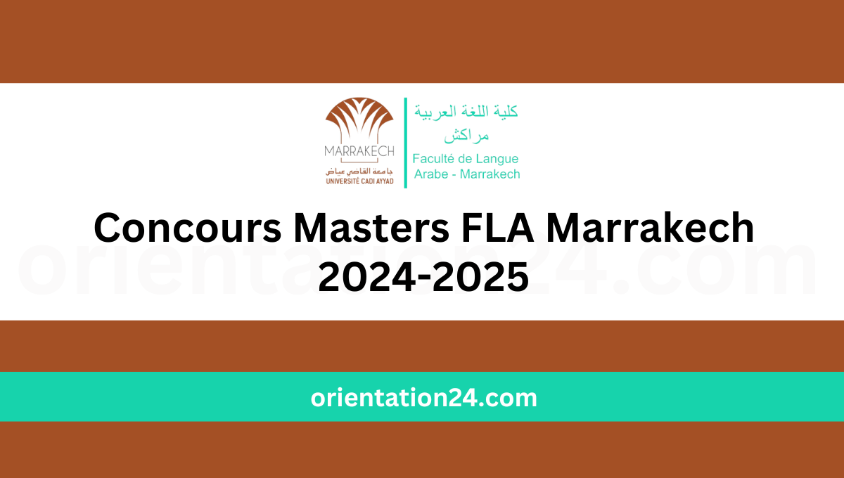 Concours Master FLA Marrakech 2024-2025