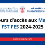 Concours Master FST Fès 2024-2025