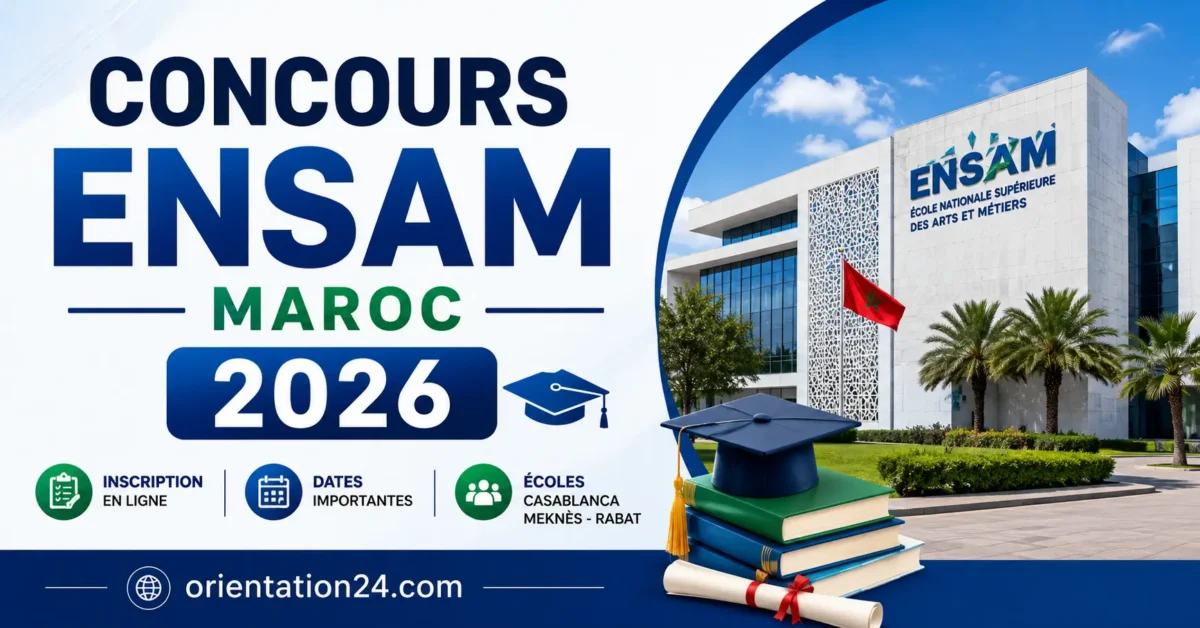 Concours ENSAM Maroc 2026/2027 : Inscription, Conditions, Dates et Nombre de Places Concours ENSAM Maroc 2026