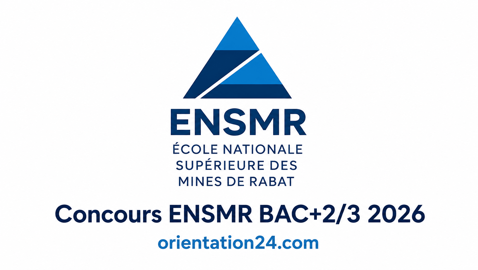 Concours ENSMR BAC+2 et BAC+3 2026