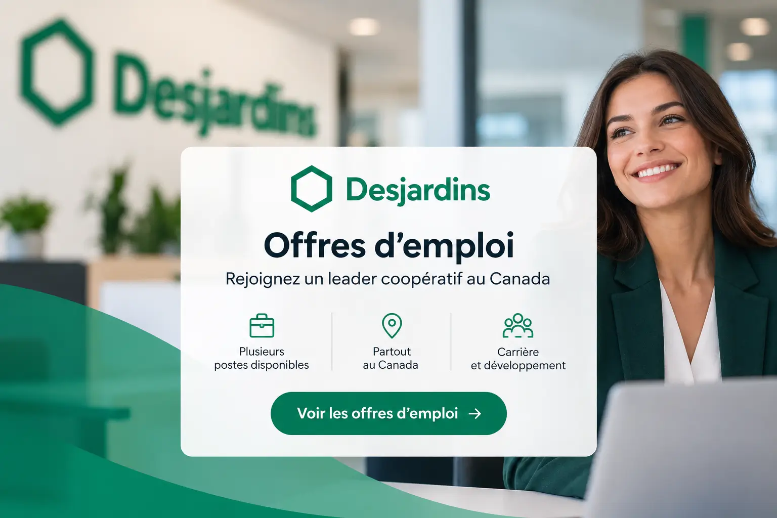 Desjardins recrute au Canada en 2026 : offres d’emploi