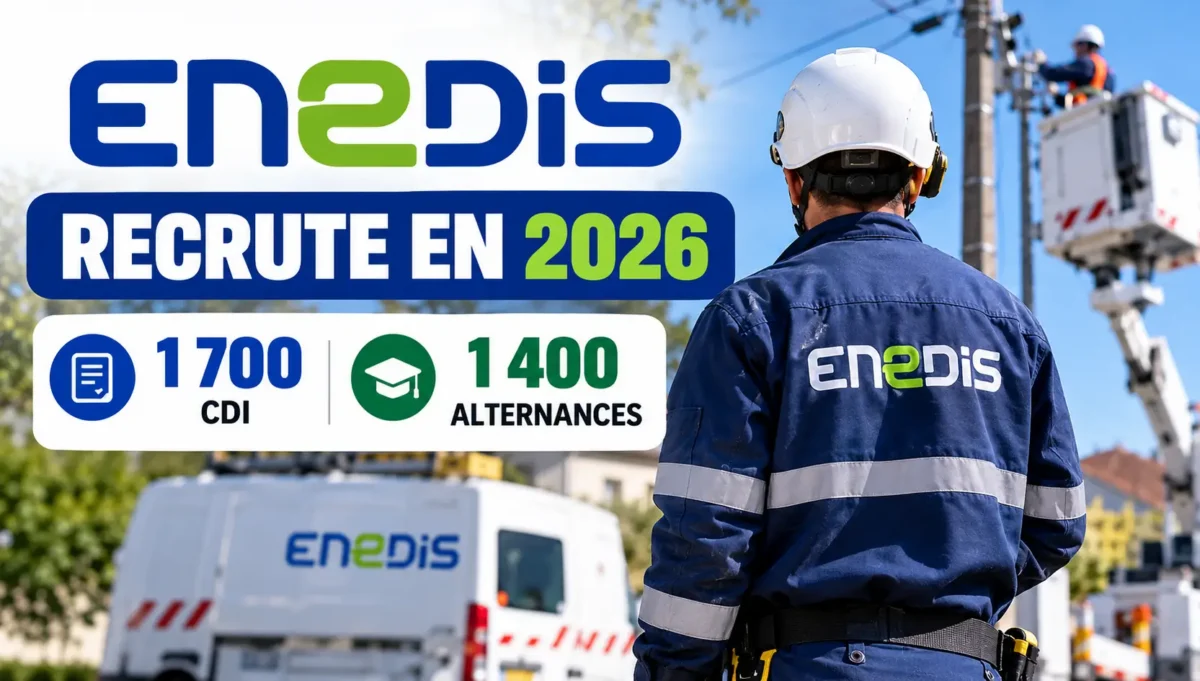 enedis recrutement 2026